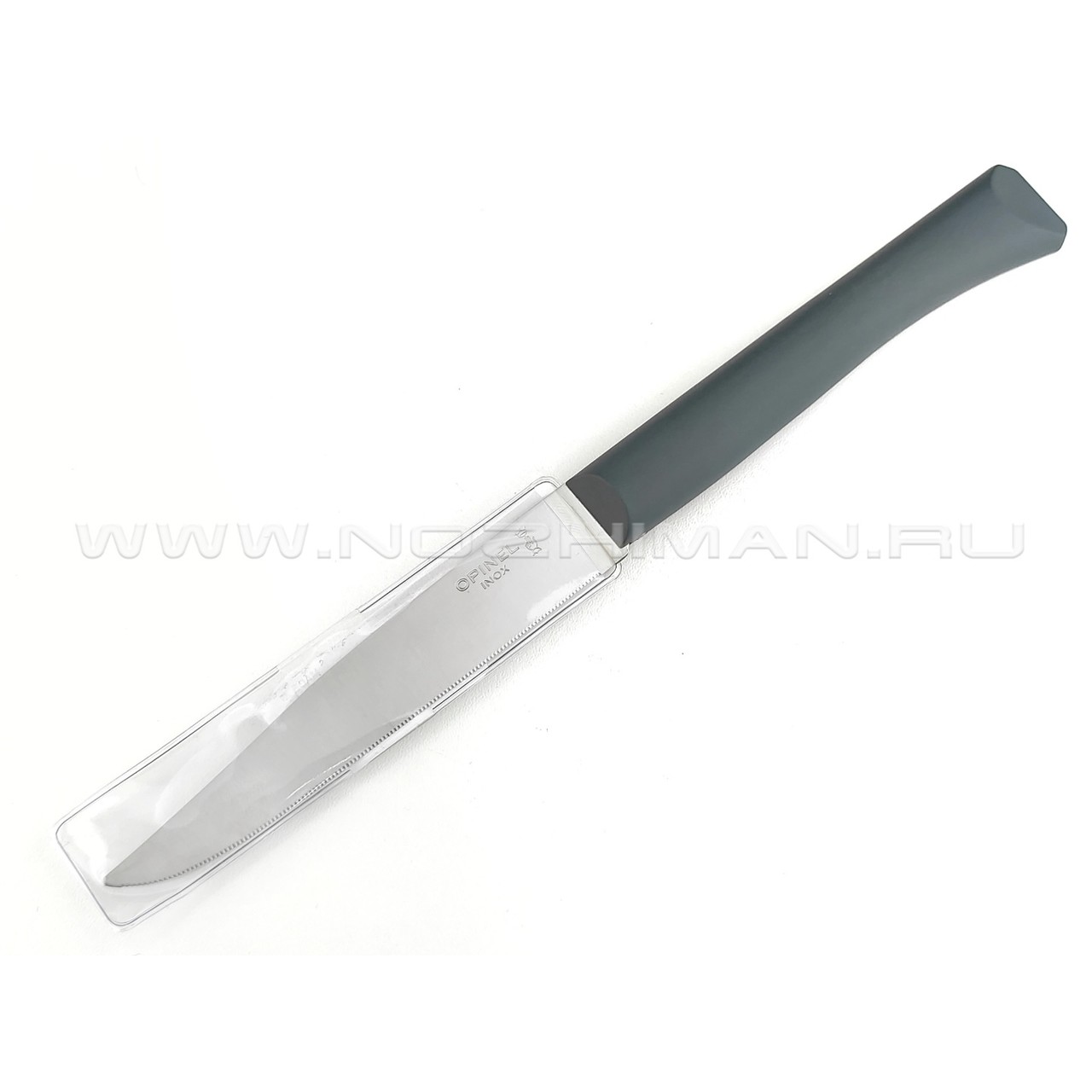 Кухонный нож Opinel №125 Grey 001903 сталь 12C27, рукоять Polymer