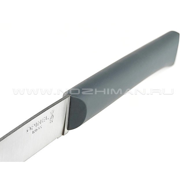 Кухонный нож Opinel №125 Grey 001903 сталь 12C27, рукоять Polymer