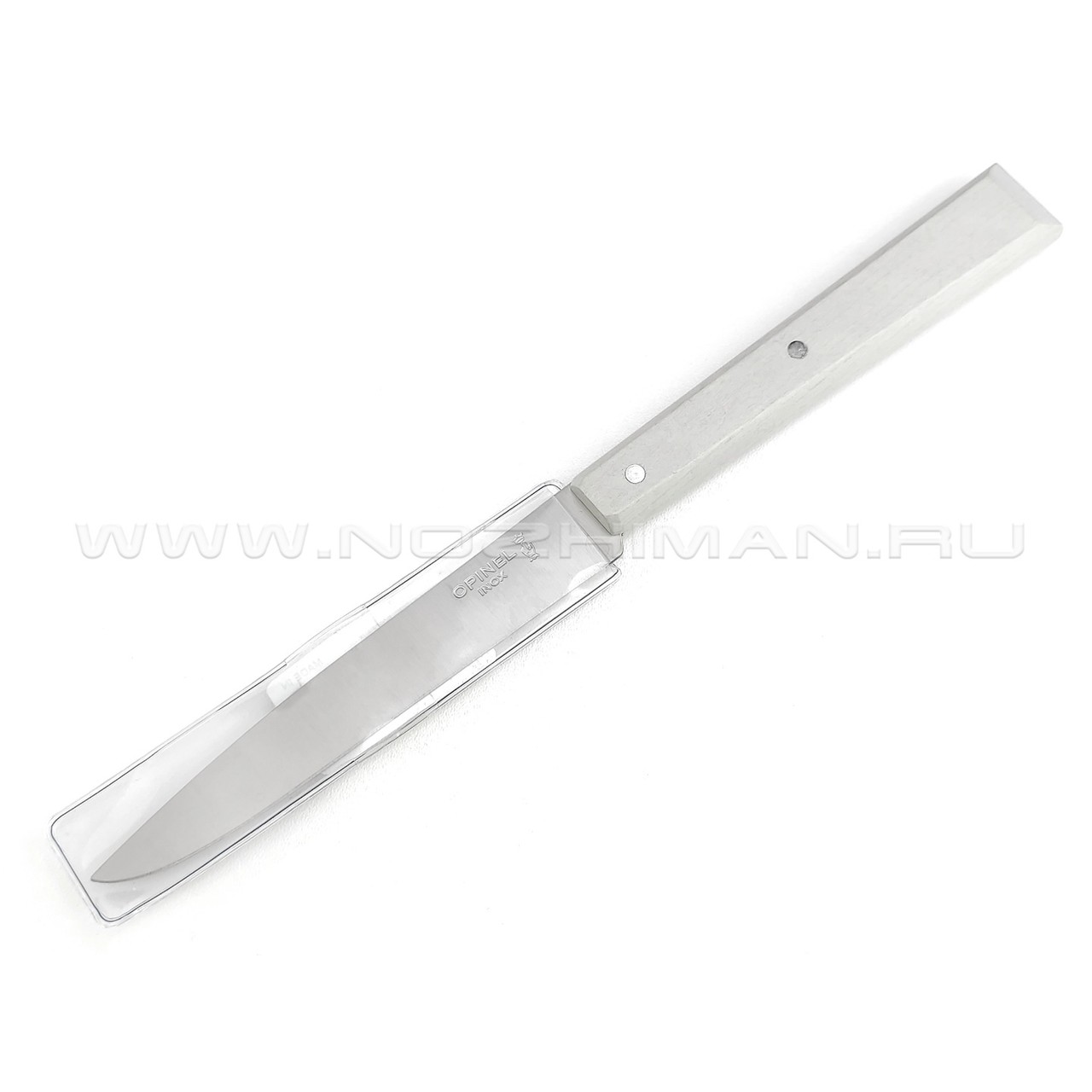 Кухонный нож Opinel №125 Grey 002044 сталь 12C27, рукоять бук