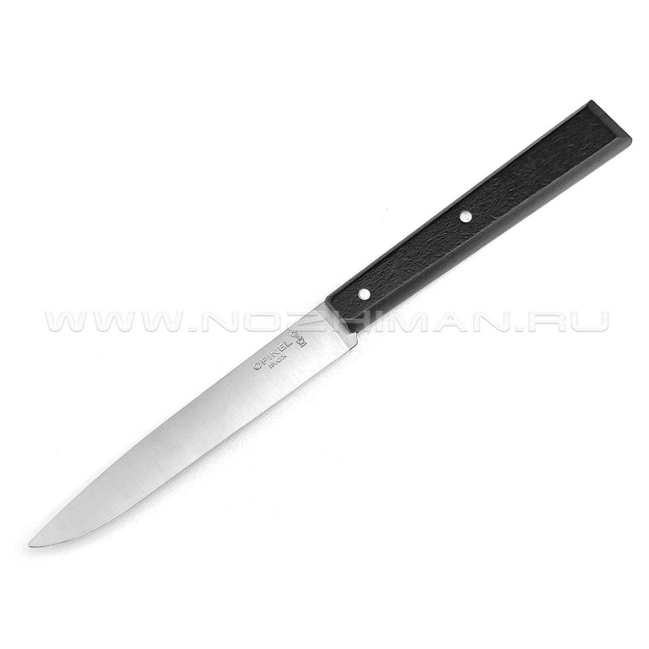 Кухонный нож Opinel №125 Black 001593 сталь 12C27, рукоять бук