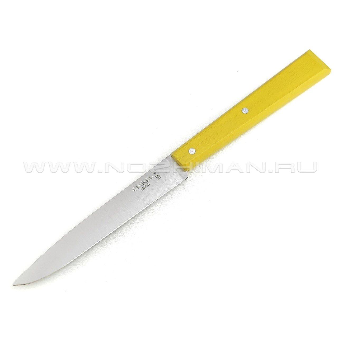 Кухонный нож Opinel №125 Yellow 002043 сталь 12C27, рукоять бук