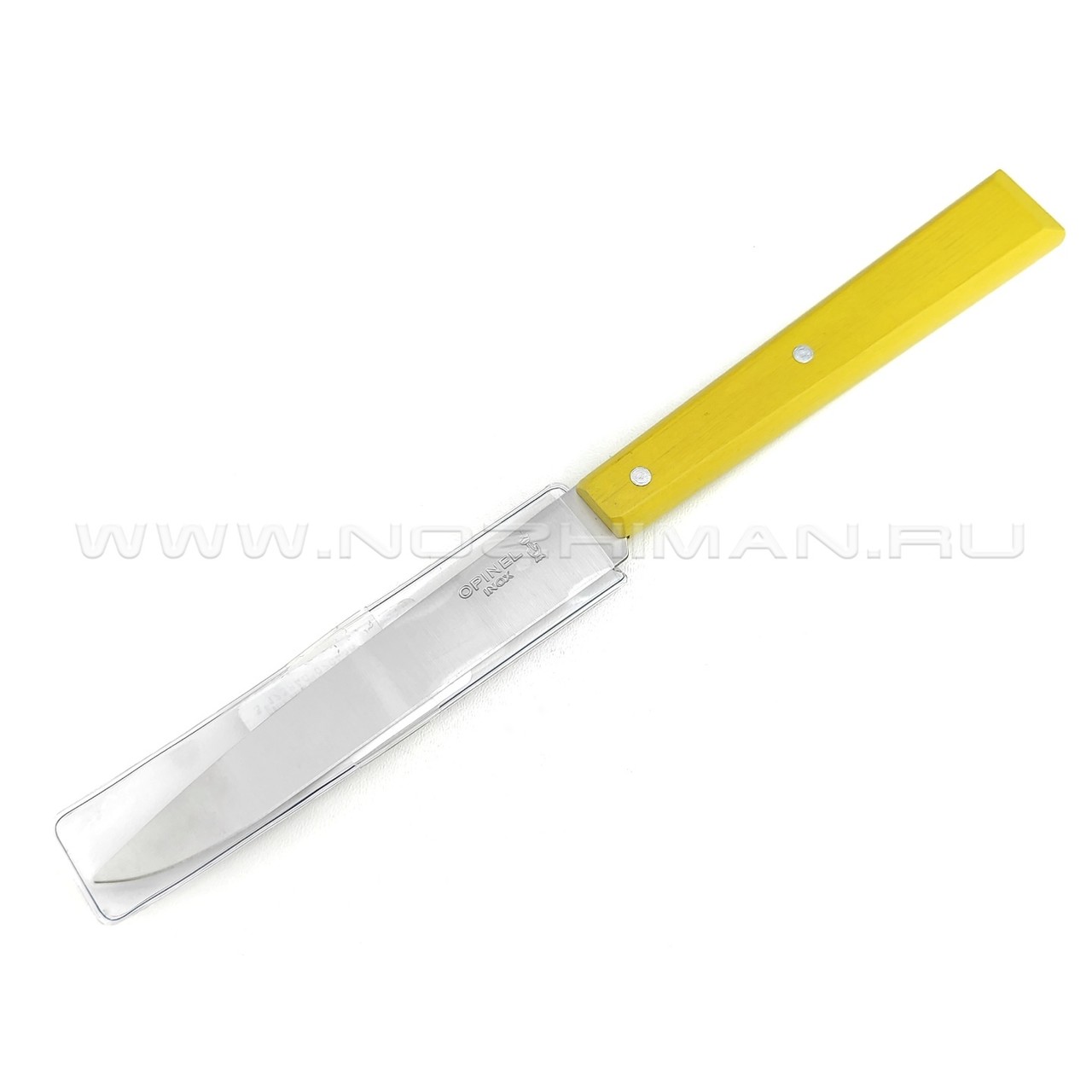 Кухонный нож Opinel №125 Yellow 002043 сталь 12C27, рукоять бук
