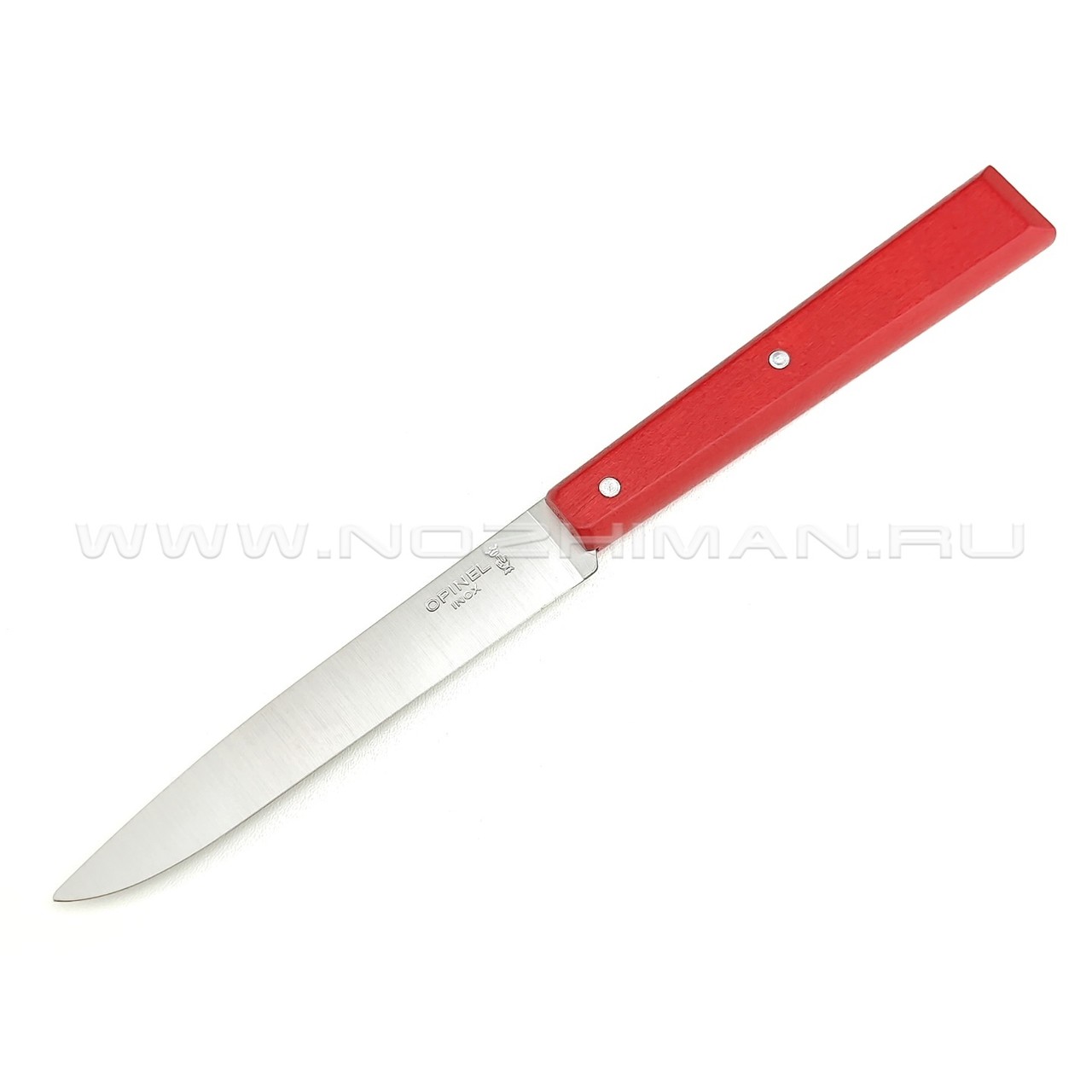 Кухонный нож Opinel №125 Red 001595 сталь 12C27, рукоять бук