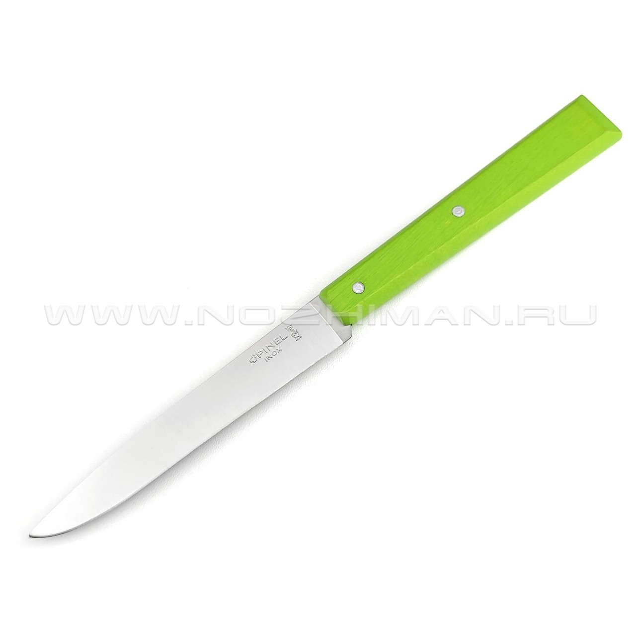Кухонный нож Opinel №125 Green 001586 сталь 12C27, рукоять бук