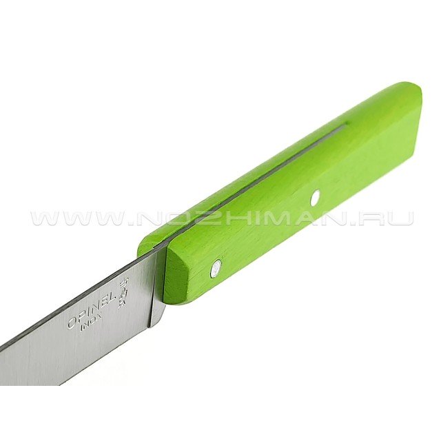 Кухонный нож Opinel №125 Green 001586 сталь 12C27, рукоять бук