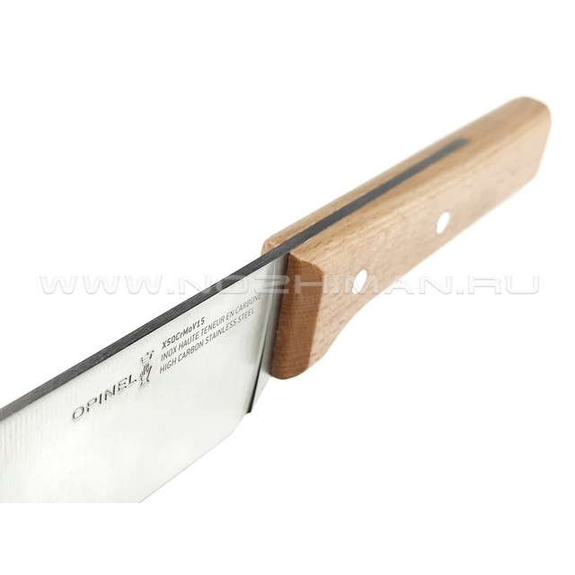 Нож Santoku Opinel №119 Parallele 001819 сталь X50CrMoV15, рукоять бук