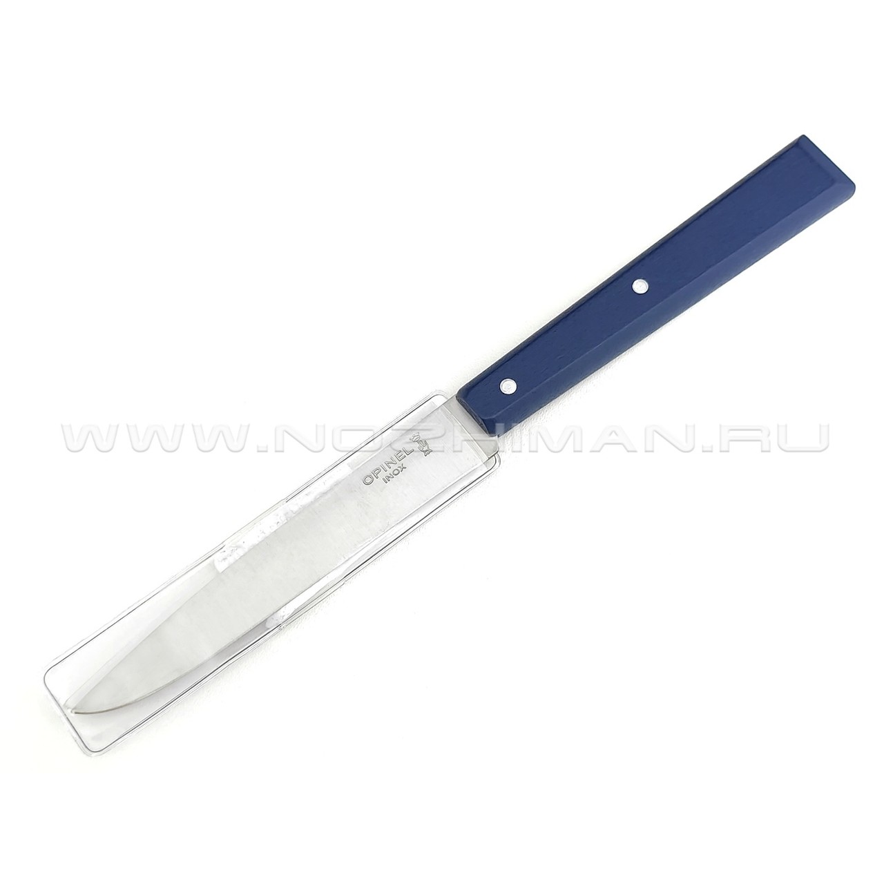 Кухонный нож Opinel №125 Sky Blue 001588 сталь 12C27, рукоять бук