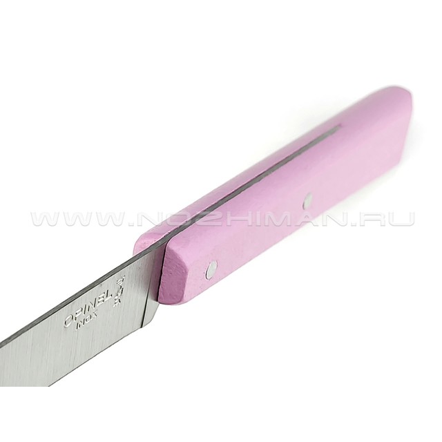 Кухонный нож Opinel №125 Pink 001590 сталь 12C27, рукоять бук