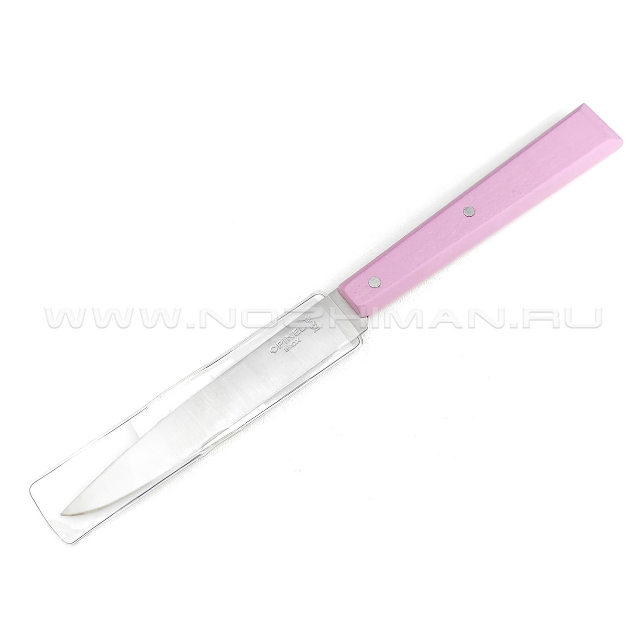Кухонный нож Opinel №125 Pink 0001590 сталь 12C27, рукоять бук