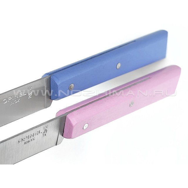Набор из 4 кухонных ножей Opinel №125 Bon Appetit Campagne 001533 сталь 12C27, рукоять бук