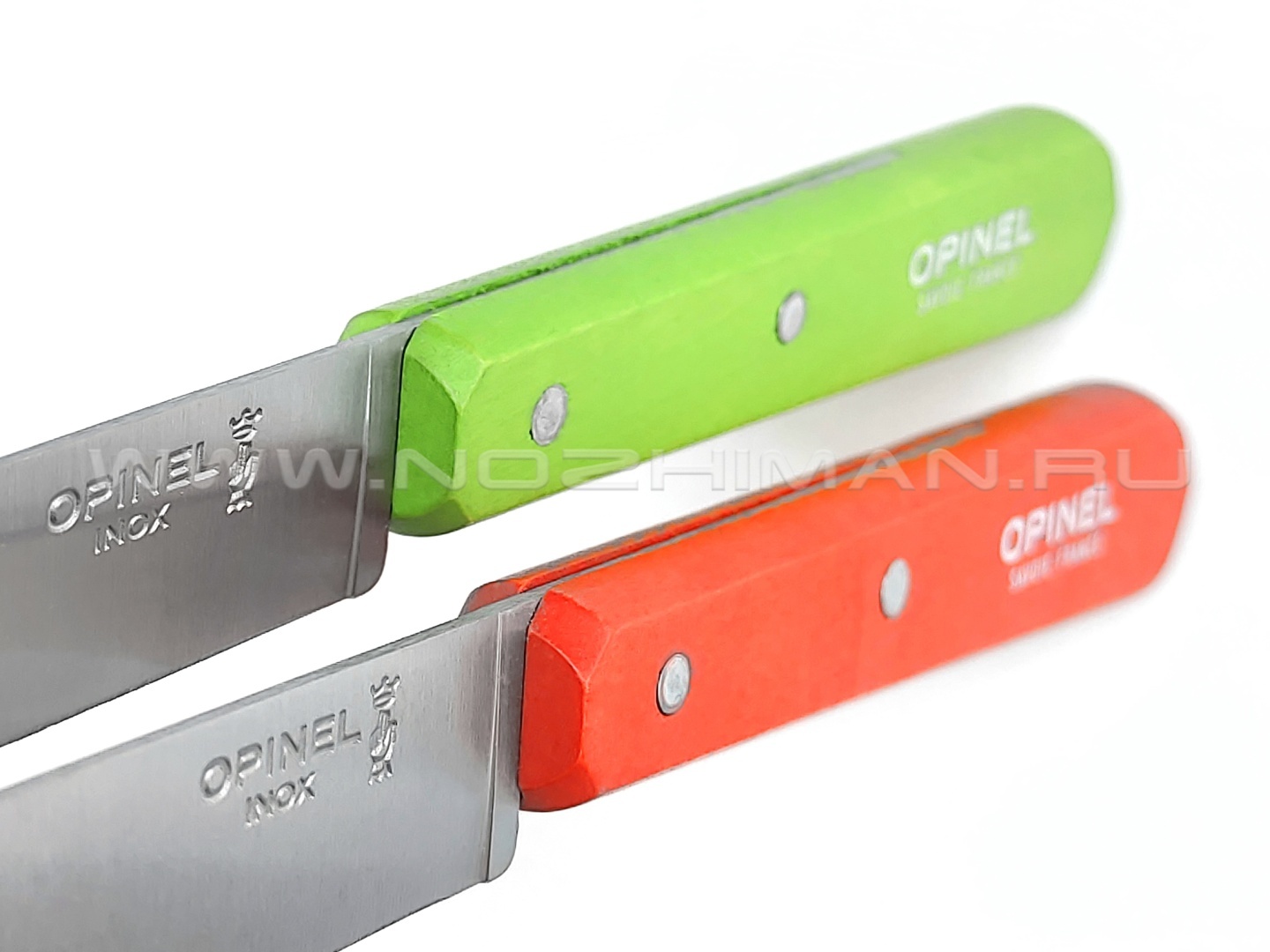 Набор из 4-х кухонных ножей Opinel №112 Sweet-Pop Colours 001381 сталь 12C27, рукоять бук