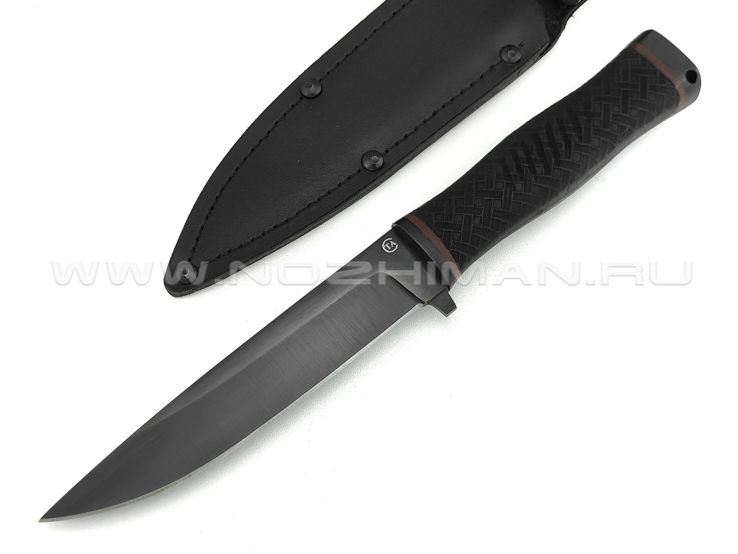Нож "Старлей" сталь 65Г, рукоять резина (Титов & Солдатова)