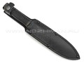 Нож "Горец-2" сталь 65Г, рукоять резина (Титов & Солдатова)