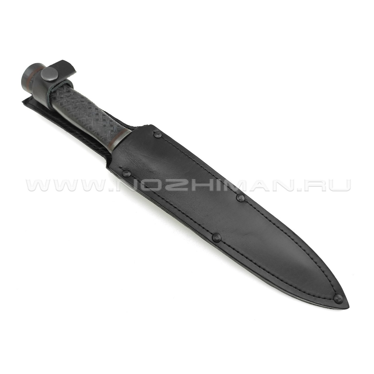 Нож "Горец-1" сталь 65Г, рукоять резина (Титов & Солдатова)