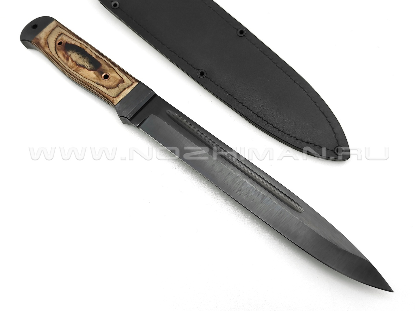 Нож "Горец-1" сталь 65Г, рукоять бакелит (Титов & Солдатова)