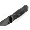 Нож "Кабан-1" сталь 65Г, рукоять резина, сталь (Титов & Солдатова)