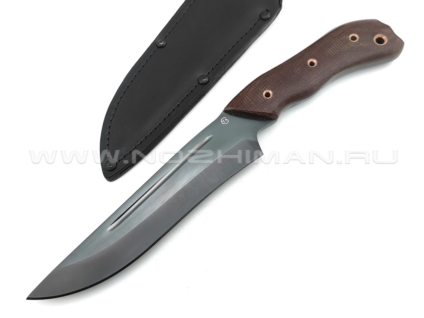 Нож "Гарпун-1" сталь 65Г, рукоять текстолит (Титов & Солдатова)