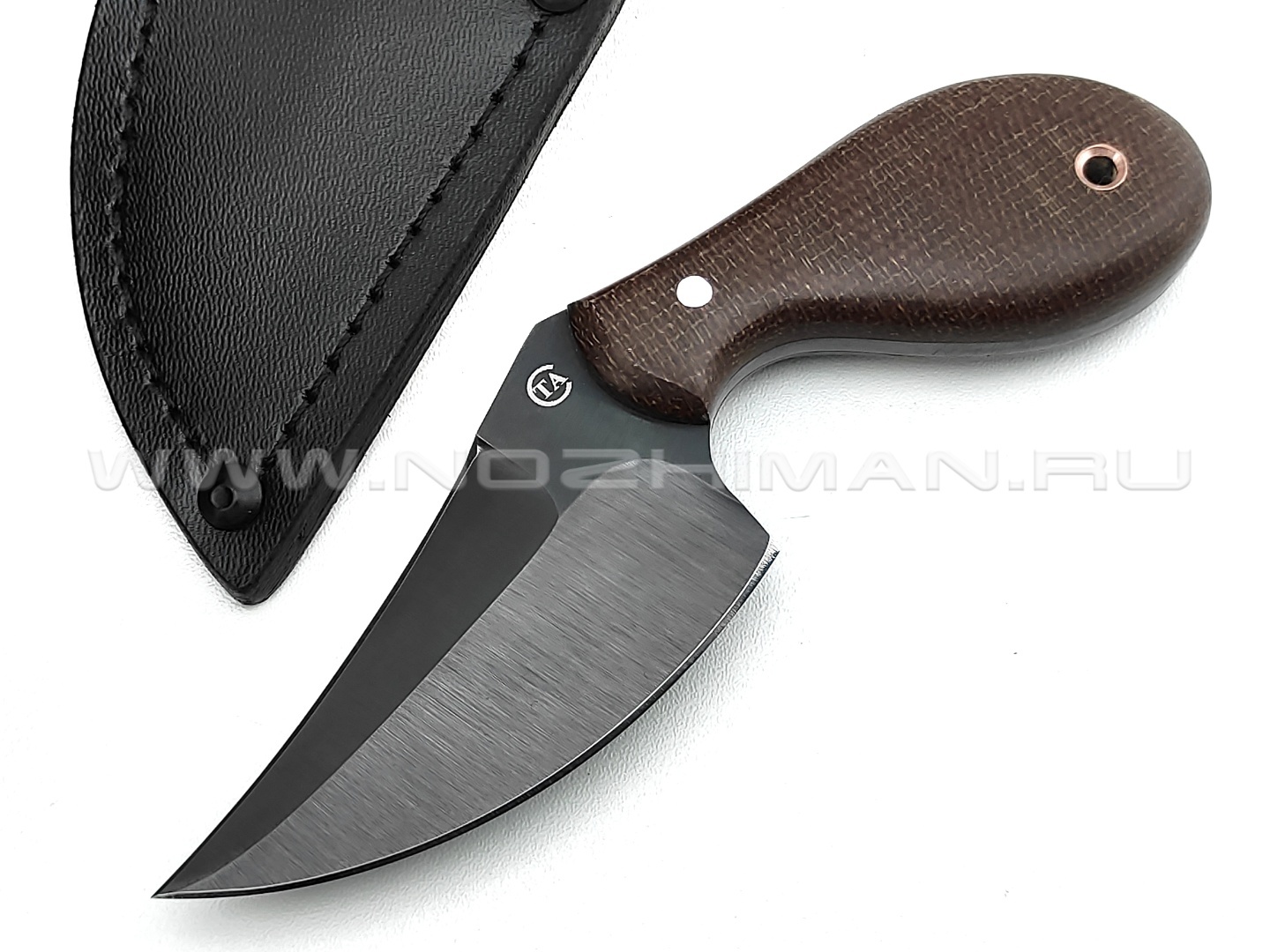 Нож "Клык-2" сталь 65Г, рукоять текстолит (Титов & Солдатова)