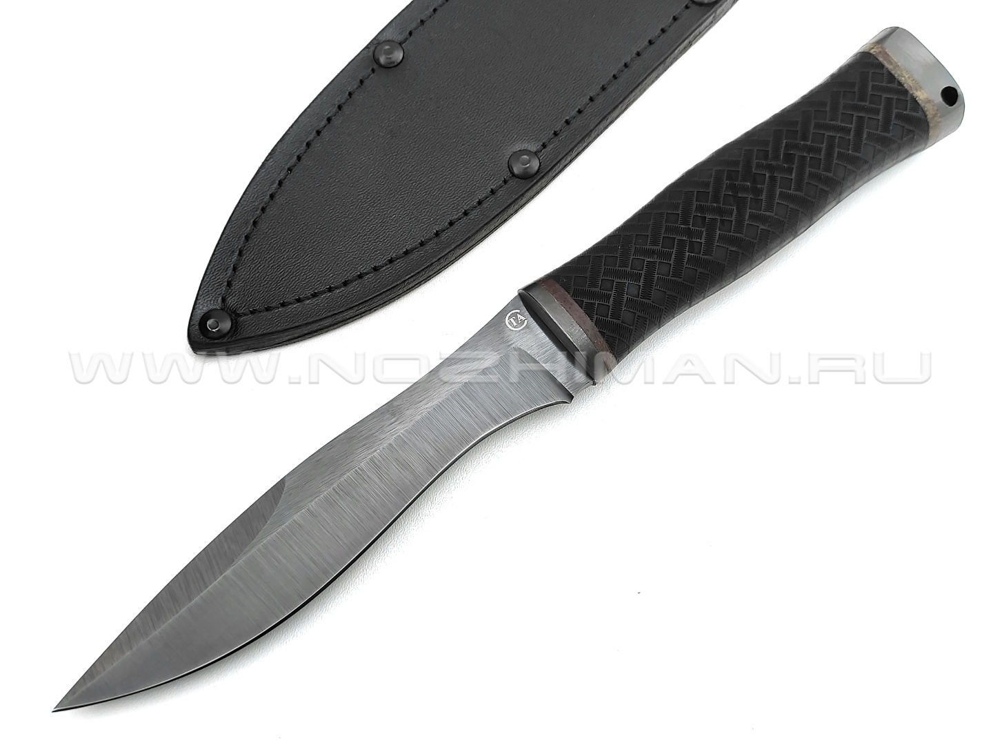 Нож "Стриж-2" сталь 65Г, рукоять резина, сталь (Титов & Солдатова)