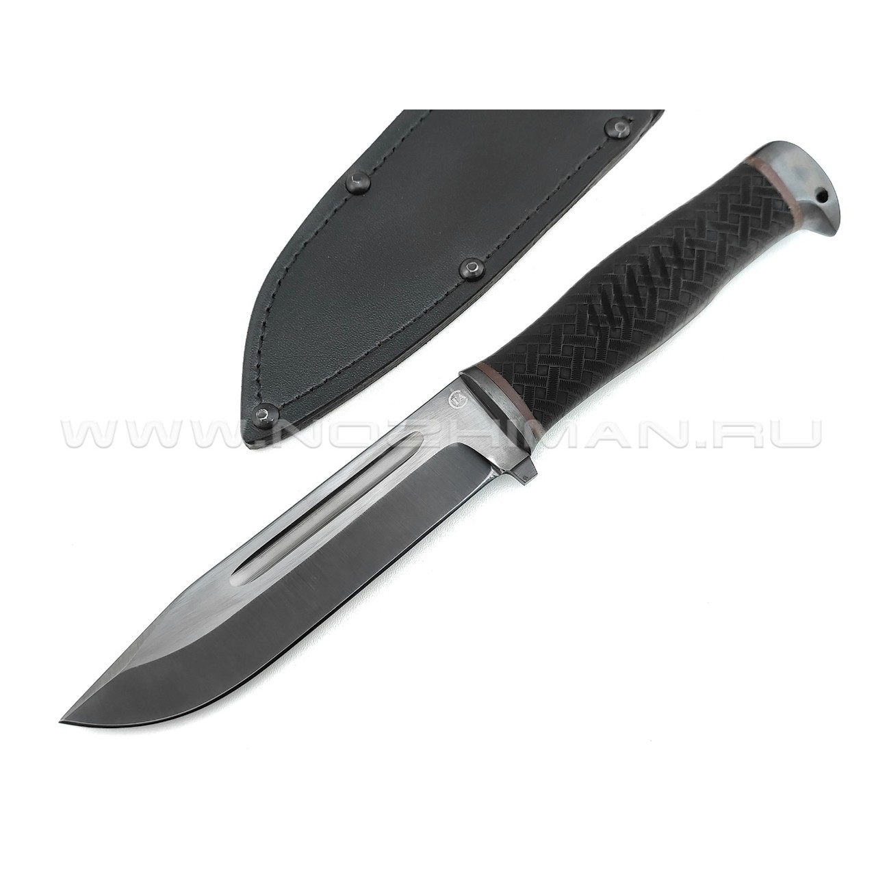 Нож "Сержант" сталь 65Г, рукоять резина (Титов & Солдатова)
