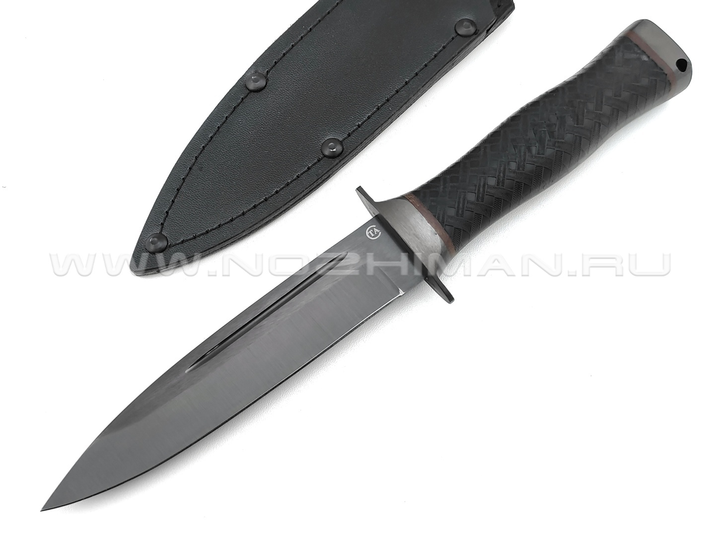 Нож "Горец-3УП" сталь 65Г, рукоять резина (Титов & Солдатова)