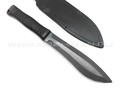 Нож "Ротный-2" сталь 65Г, рукоять резина, сталь (Титов & Солдатова)