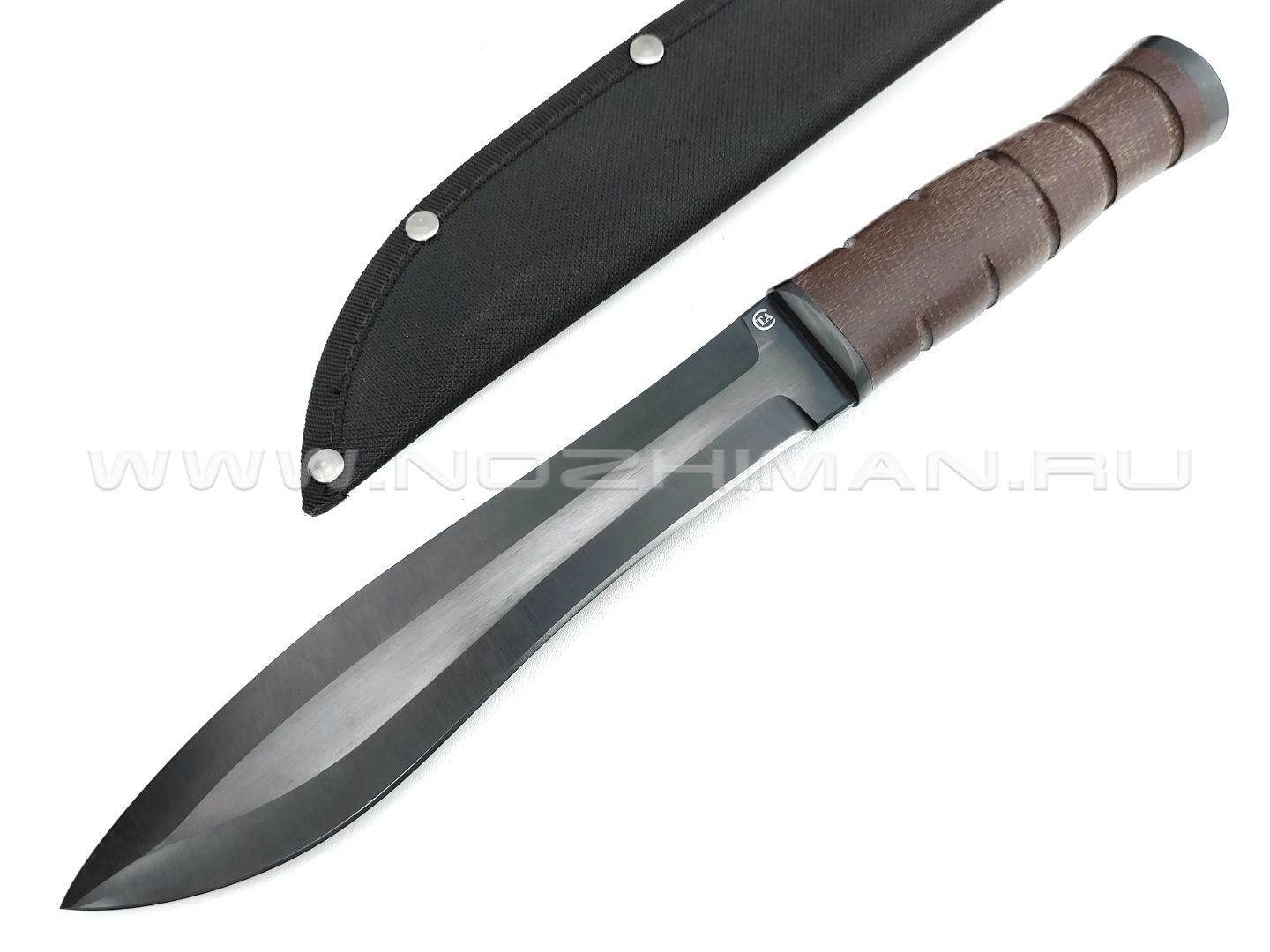 Нож "Ротный-1" сталь 65Г, рукоять текстолит (Титов & Солдатова)