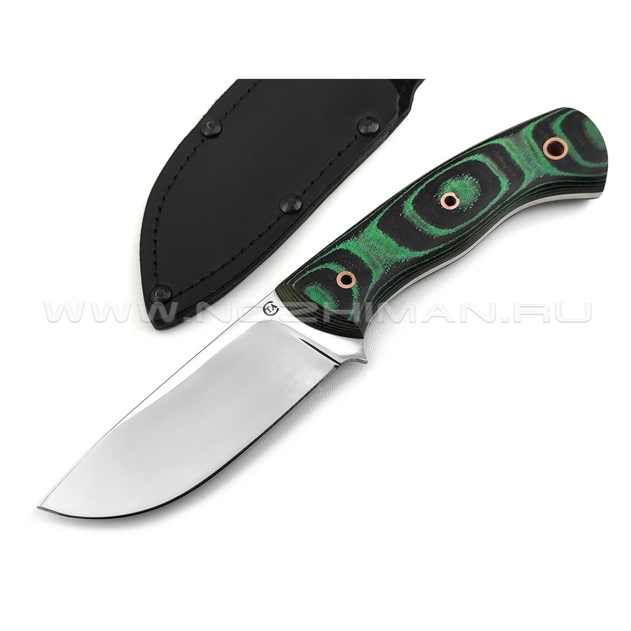 Нож "Сибирь-2" сталь 95Х18, рукоять микарта (Титов & Солдатова)