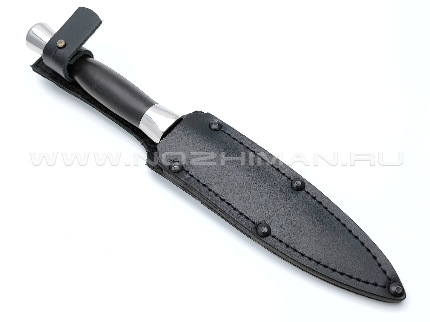 Нож "Горец-3М" сталь 95Х18, рукоять граб, сталь (Титов & Солдатова)