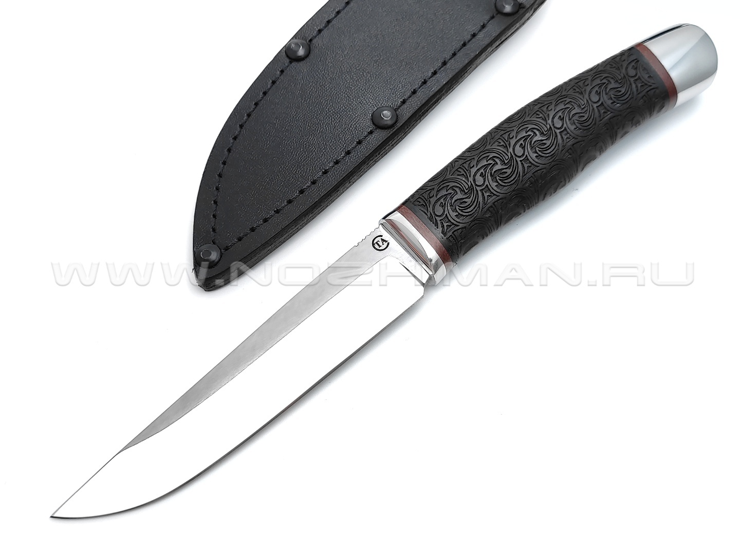 Нож "Гюрза-3" сталь 95Х18, рукоять граб, сталь (Титов & Солдатова)
