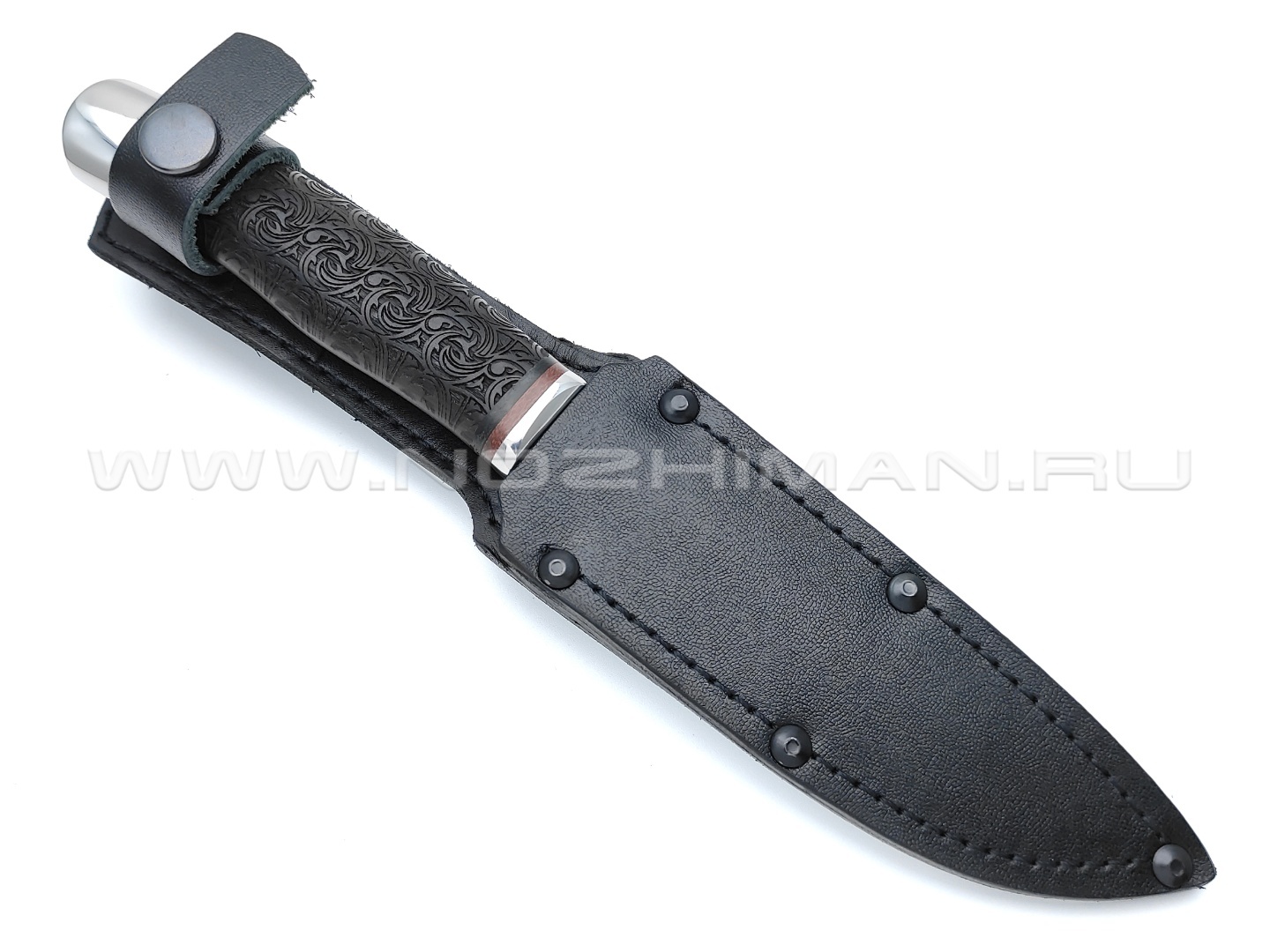 Нож "Гюрза-3" сталь 95Х18, рукоять граб, сталь (Титов & Солдатова)