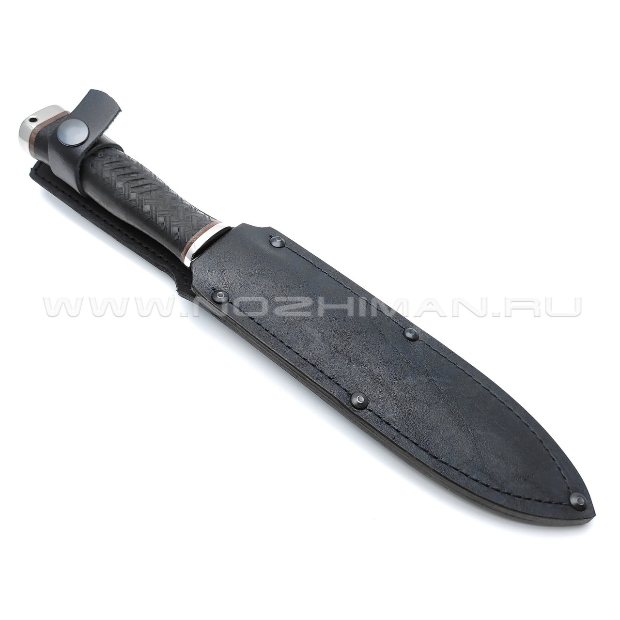 Нож "Горец-2" сталь 95Х18, рукоять резина (Титов & Солдатова)