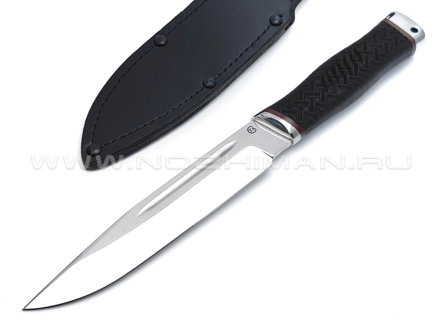 Нож "Казак-1" сталь 95Х18, рукоять резина (Титов & Солдатова)