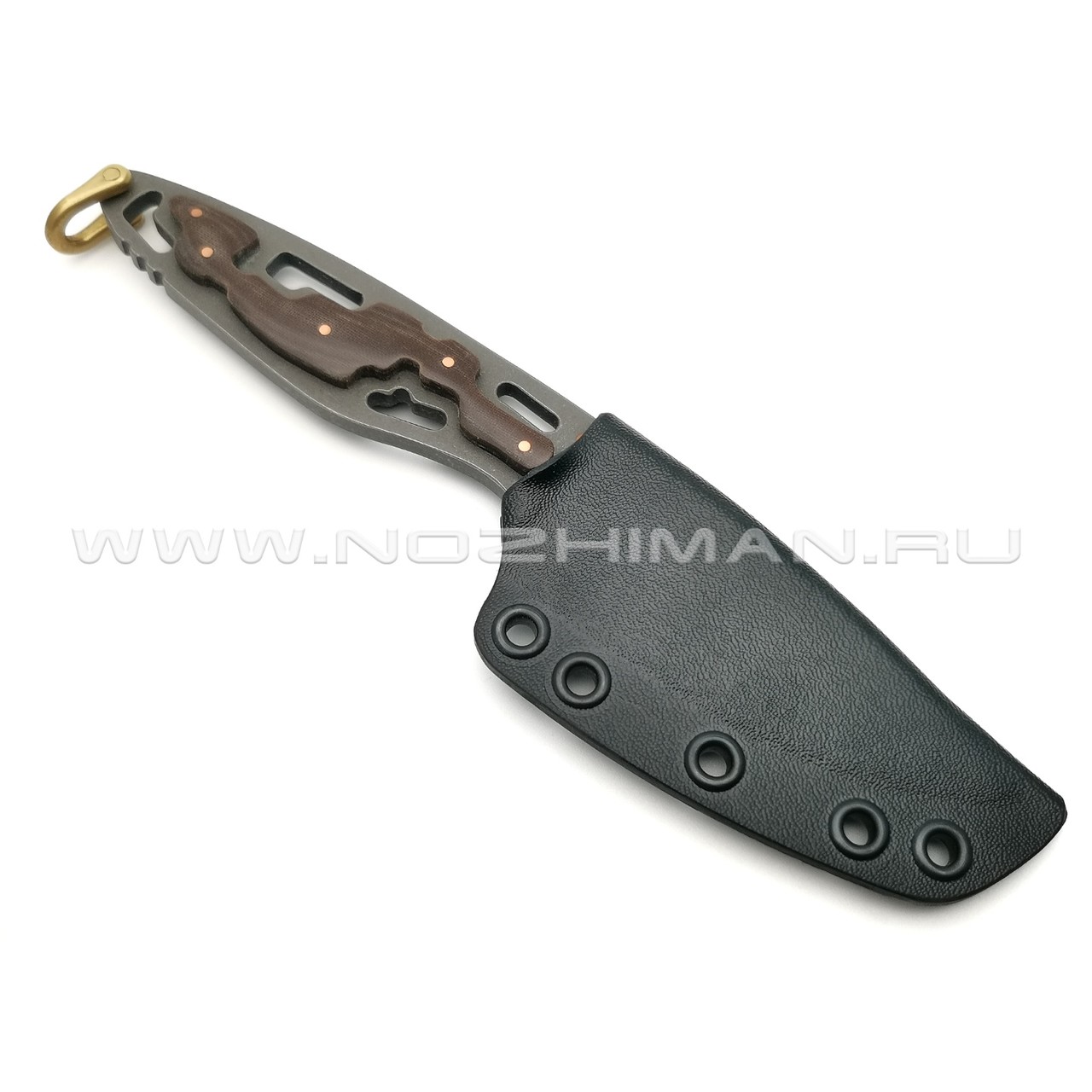1-й Цех нож "Пис Брат XL" сталь 440C, 4мм, рукоять микарта