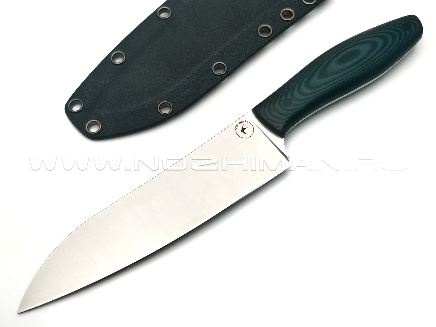 Apus Knives нож Santoku сталь N690, рукоять G10