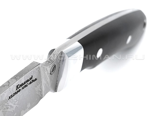 Нож Рысь Малютка сталь Х12МФ, рукоять граб, мельхиор (Фурсач А. А.)