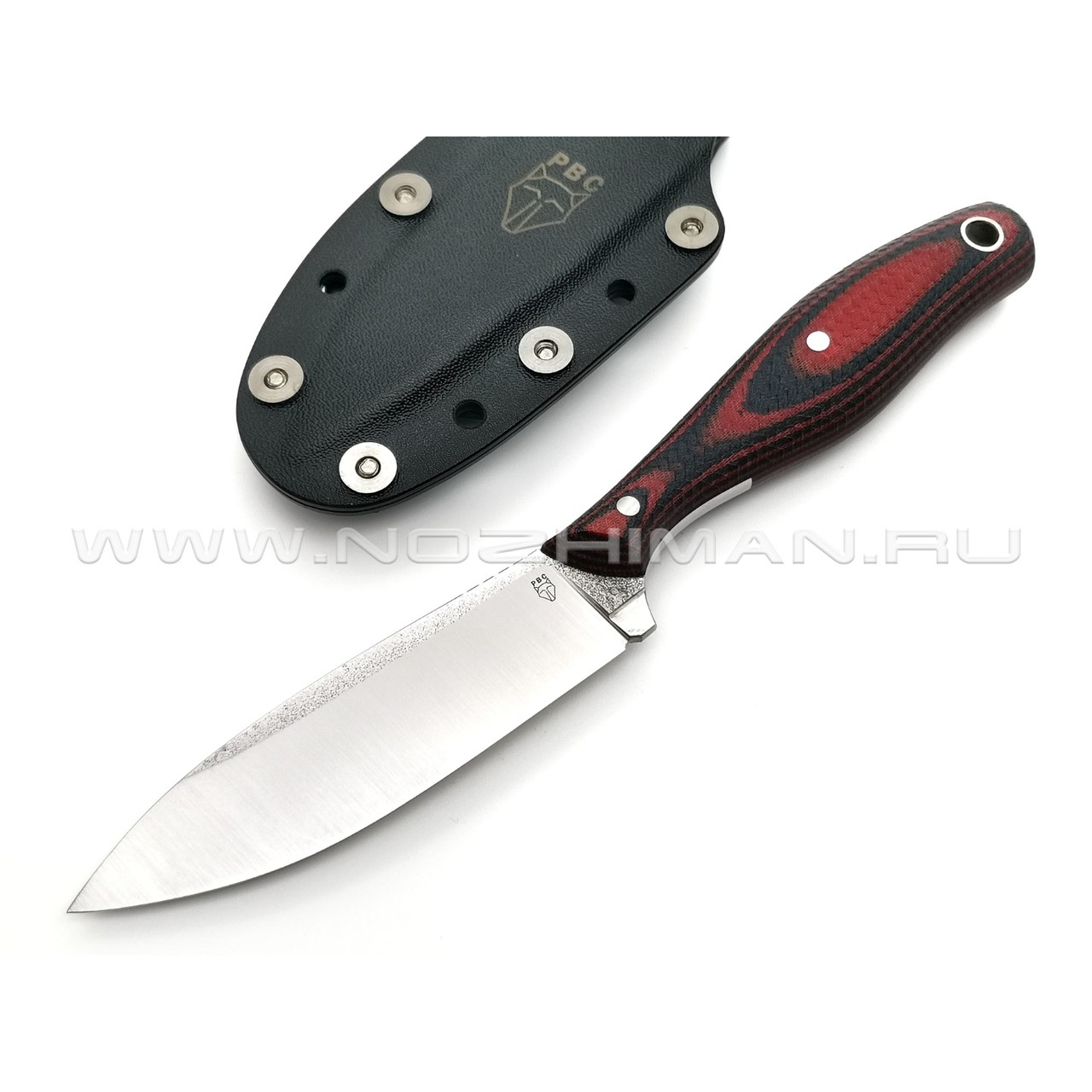 РВС нож "Кастор 3.0" сталь N690, рукоять микарта navy & red