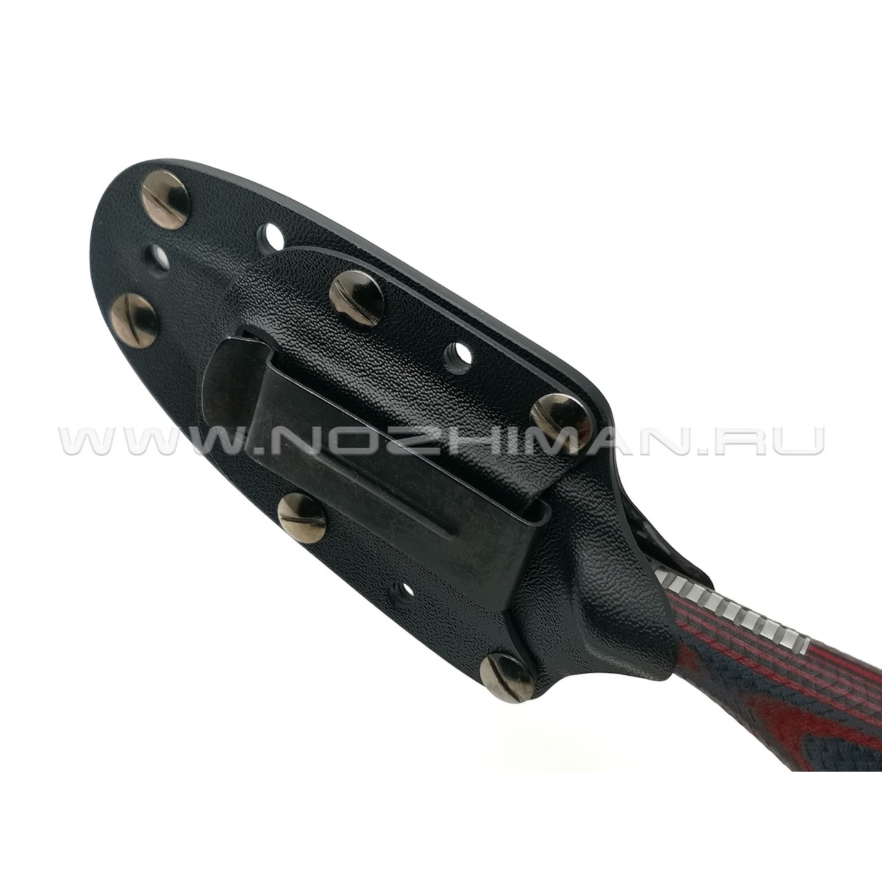 РВС нож "Кастор 3.0" сталь N690, рукоять микарта navy & red