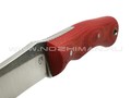 РВС нож "Зверобой" сталь N690, рукоять микарта red & orange
