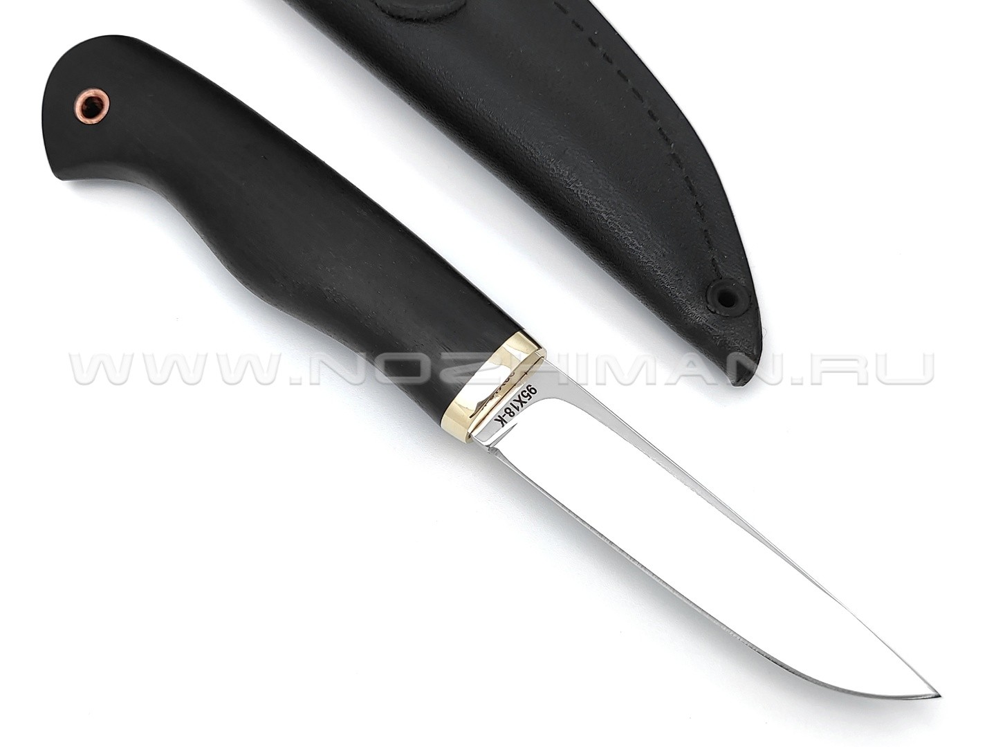 Нож "Засапожный-М" сталь 95Х18, рукоять граб (Титов & Солдатова)