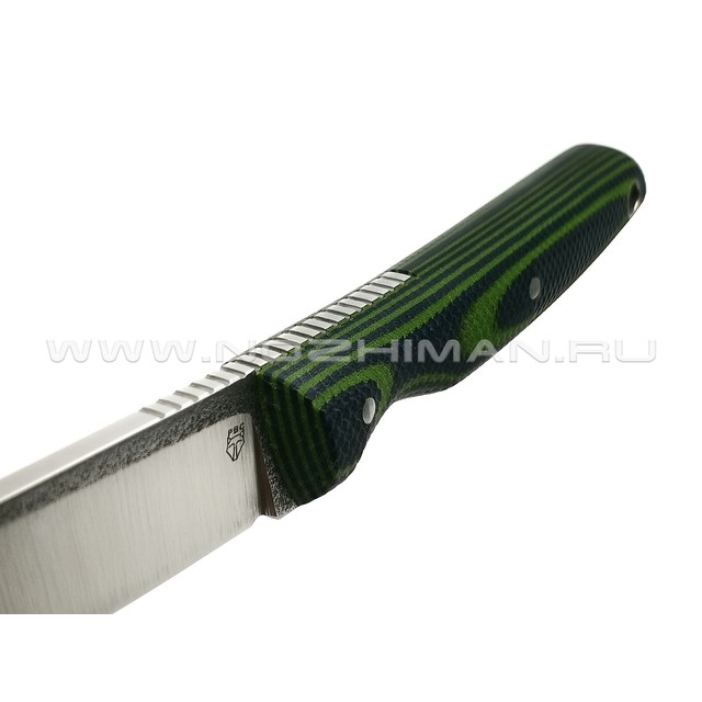 РВС нож "Аники" сталь N690, рукоять микарта black & green