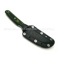 РВС нож "Аники" сталь N690, рукоять микарта black & green