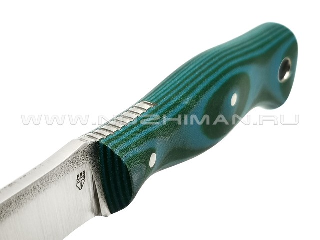 РВС нож "Гудкэт М" сталь N690, рукоять микарта green & blue