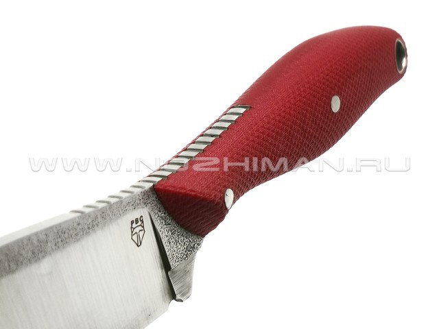 РВС нож "Кастор 1.0" сталь N690, рукоять микарта red