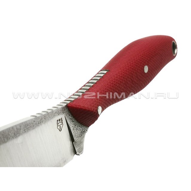 РВС нож "Кастор 1.0" сталь N690, рукоять микарта red