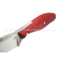 РВС нож "Кастор 3.0" сталь N690, рукоять микарта red & orange (2)