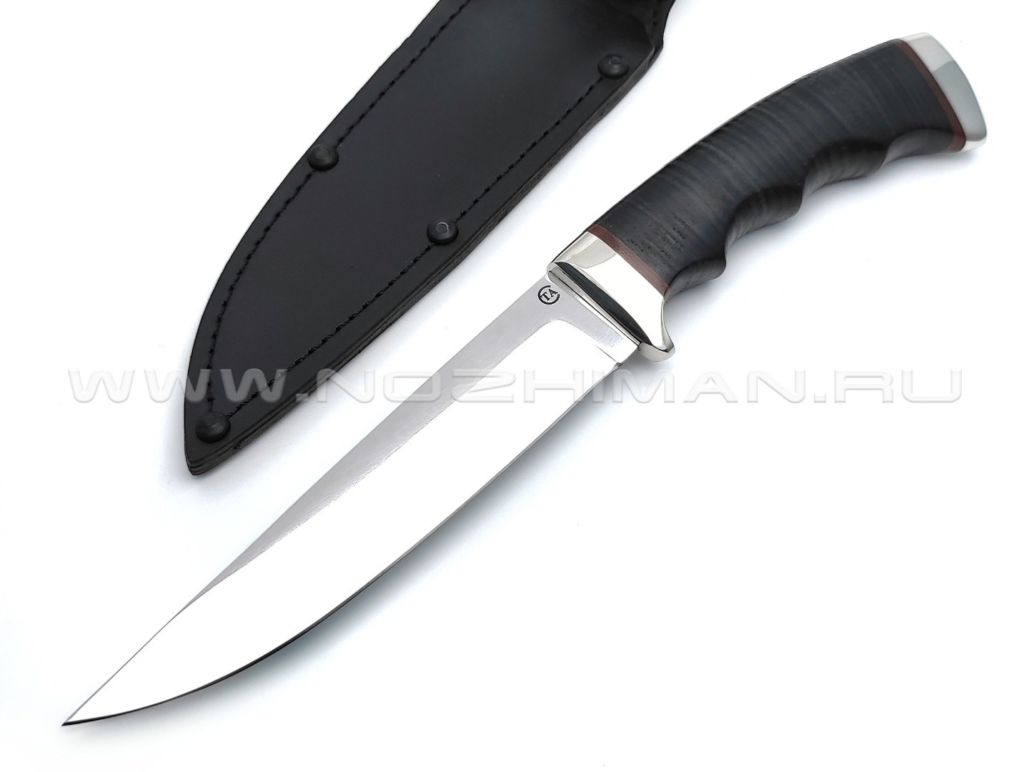 Нож "Кобра-1" сталь 95Х18, рукоять наборная кожа (Титов & Солдатова)