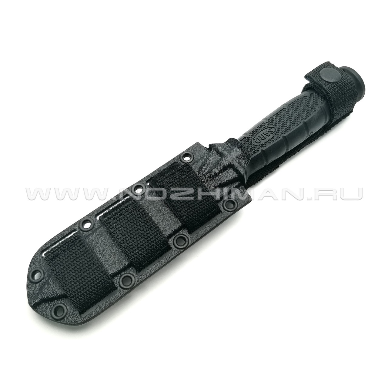 Saro нож Нерпа сталь Aus-6, рукоять резина