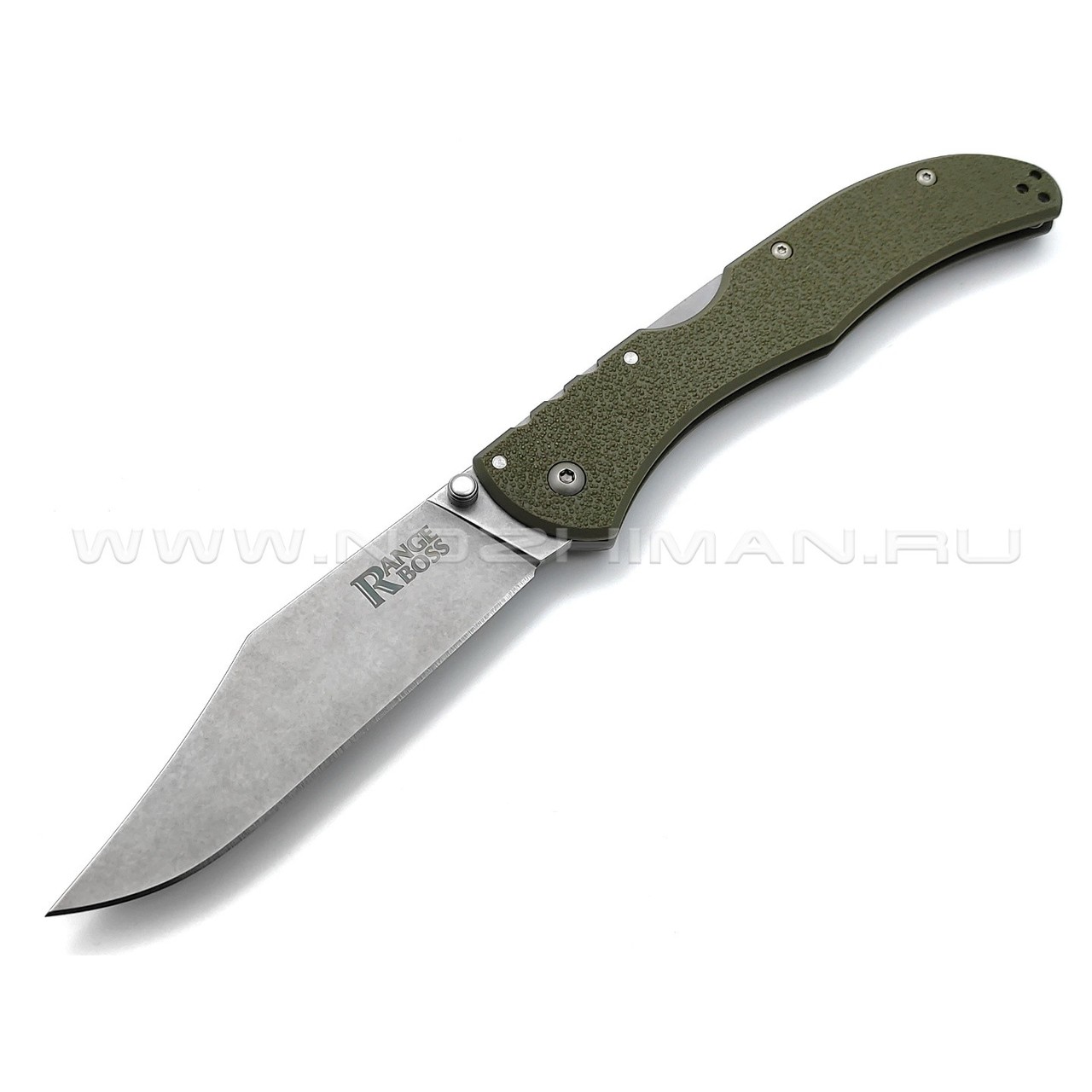Cold Steel нож Range Boss 20KR7 OD Green сталь 4034SS, рукоять Zy-Ex