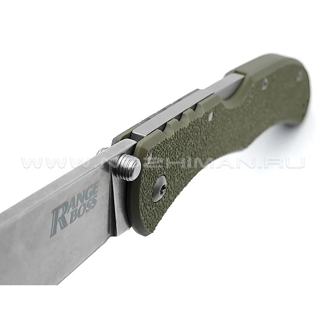 Cold Steel складной нож Range Boss 20KR7 сталь 4034SS стоунвош, рукоять Zy-Ex олива